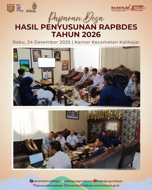 PAPARAN DESA HASIL PENYUSUNAN RAPBDES TAHUN 2026